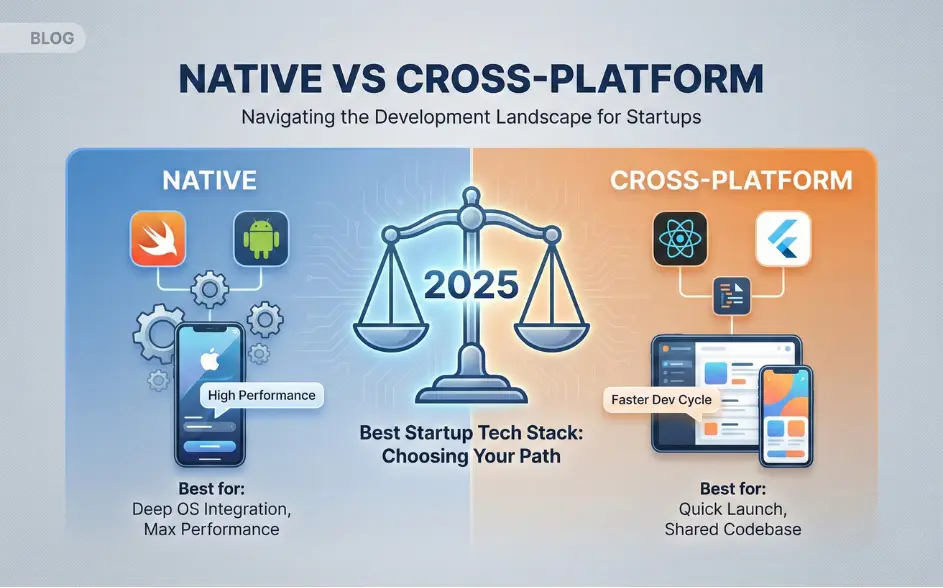 Native vs Cross-Platform: Best Startup Tech Stack 2025